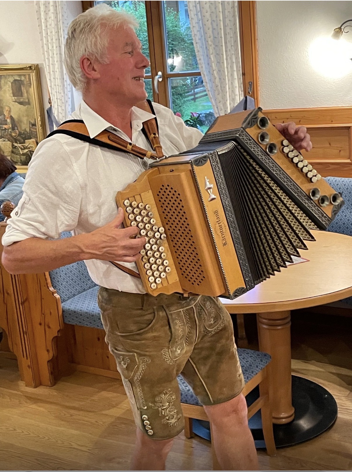 Stubenabend mit Ziehharmonika